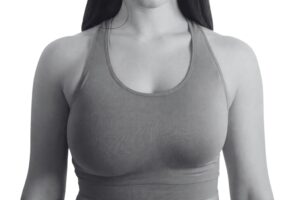 woman with uneven breast