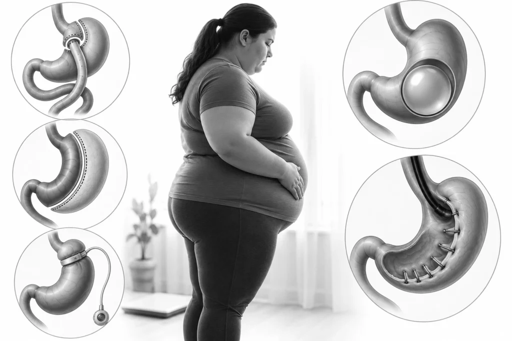 Types of weight loss surgery